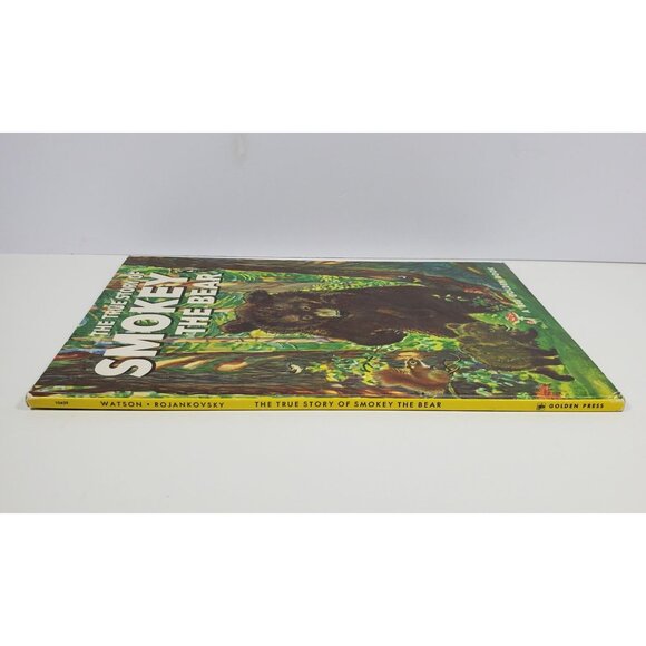 True Story Of Smokey The Bear Big Golden Book 1955 Hardcover - Picture 6 of 16